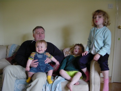 Guy and grandchildren 1