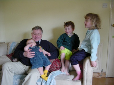 Guy and grandchildren 2