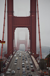 [Walk across Golden Gate Bridge]